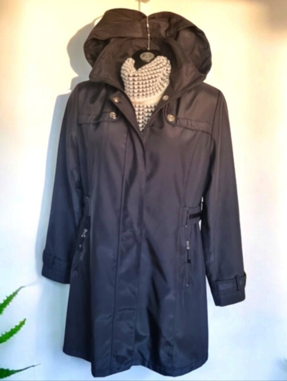 Northside by Fennelli Weather-Resistant Black Fall Coat/Jacket Size 10